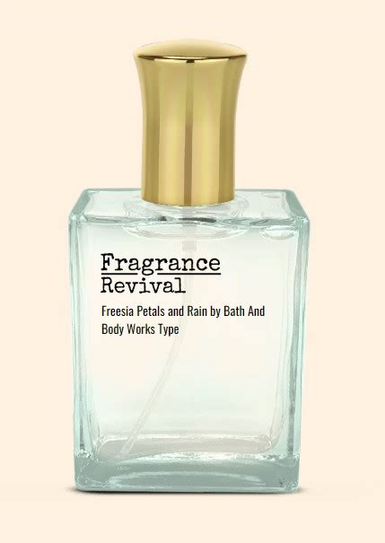 freesia petals and rain perfume.